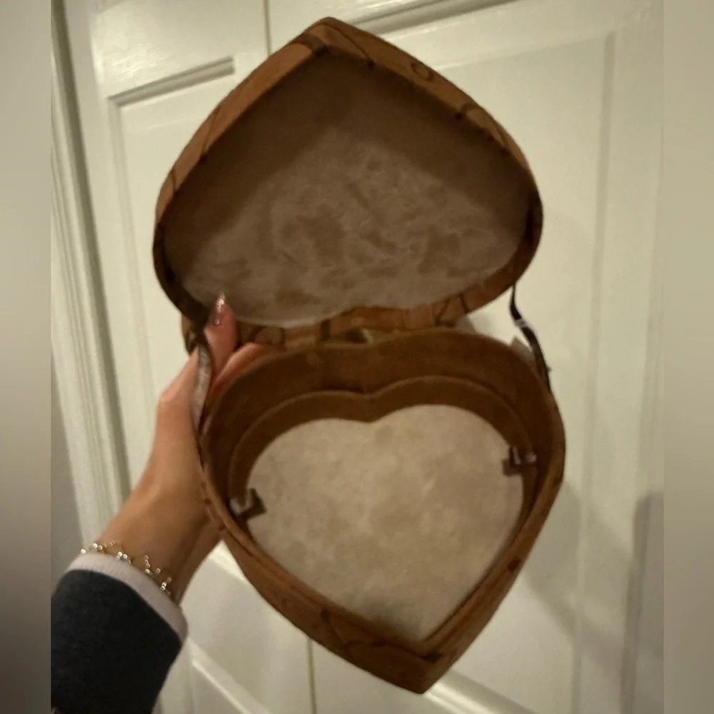 Brighton Suede Heart Shaped Jewelry Box - Picture 4 of 11